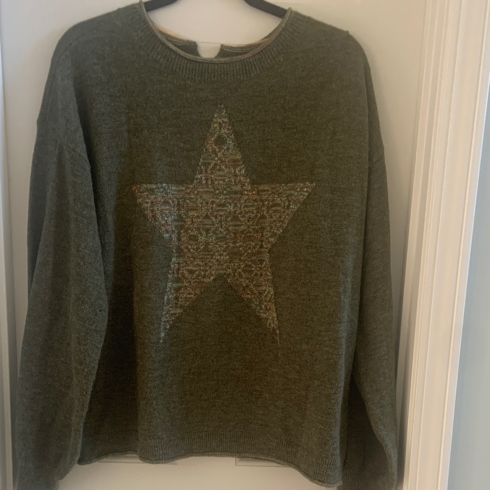 Democracy Olive Knit Sweater